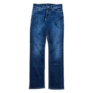 Mens Y2K BKE Buckle Alec Dark Wash Stretch Blue Denim Jeans Size 28x30